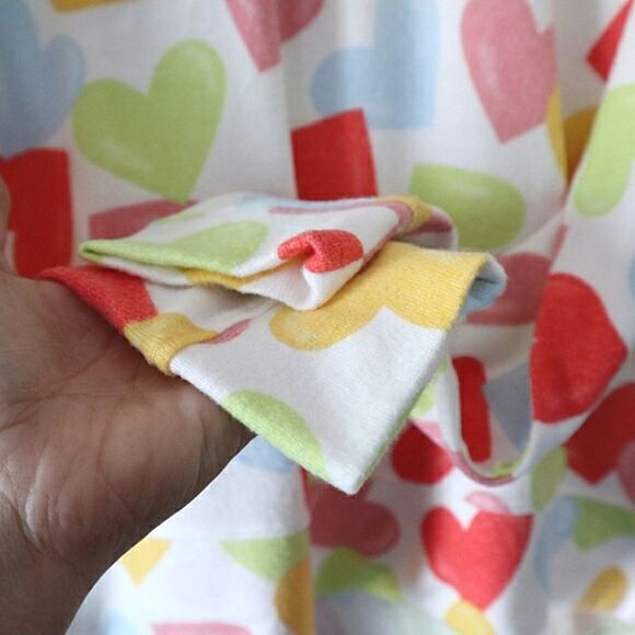 Nwt Nordstorm BP Comfy ivory happy hearts - Picture 5 of 8